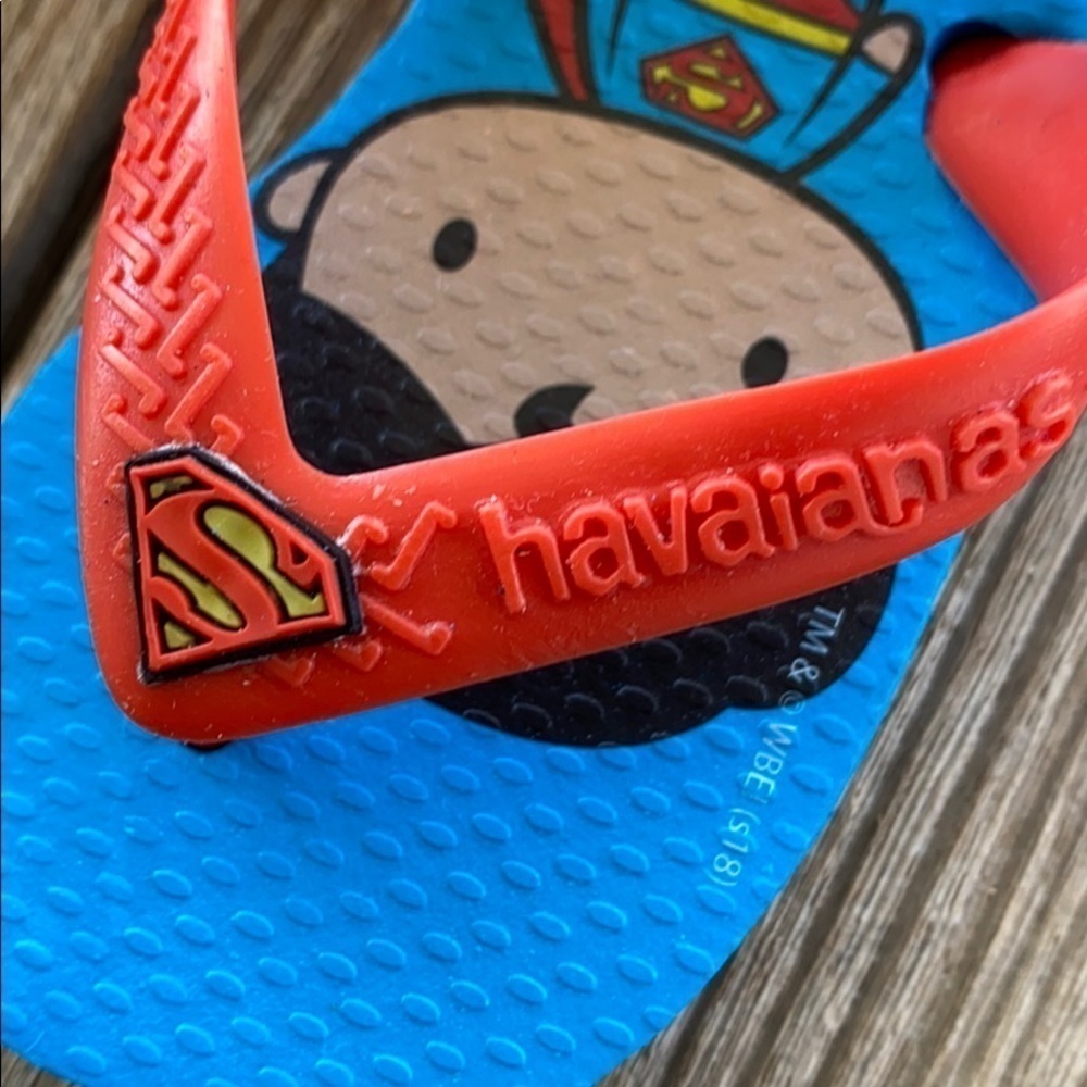 Havaianas Superman Flip Flops-Baby Size 5 - Picture 4 of 4